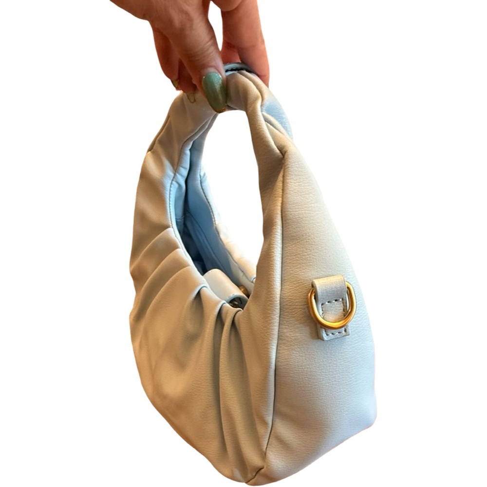 Large Crescent Crossbody (light Blue) - Picture 7 of 12